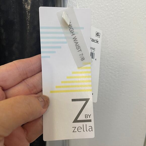 Zella black animal sheen 7/8 leggings Sz XXL - Picture 5 of 10